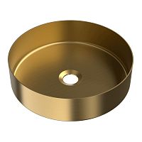 Countertop washbasin V510-Lstainless steelwithout holewithout overflow