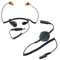 Noise-cancelling headset M11 Pro System cordedwith throat microphone