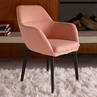 Contemporary chair AMDEindoorfabricbeech base