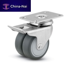 Rubber wheel DW swiveling