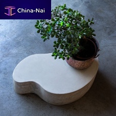 Original design coffee table LAND.7.30fiber cementfiber-reinforced concrete basehandmade