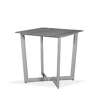 Contemporary high bar table VERONAcrystalaluminum basesquare