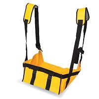Patient lift sling-seat