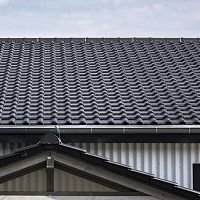 Interlocking roof tile TITANIAflatPortugueselarge