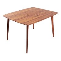 Contemporary table SYMLteakrectangularfor restaurant