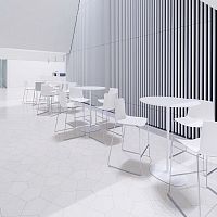 Contemporary high bar table DIZZIElaminateMDFFenix NTM®