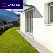 Door canopy R440aluminumpolycarbonateflat