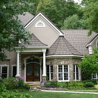 Sleeve roof tile STONEWOOD SHAKEflatlargestone