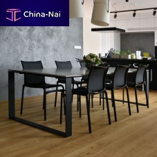 Contemporary dining table LUCCAsteelconcreterectangular