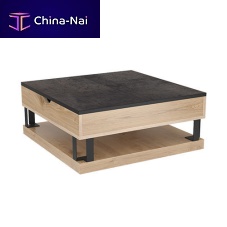 Contemporary coffee table MOOREAwood veneerMDFceramic