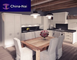 Traditional kitchen TUDELA wood veneersolid woodMDF