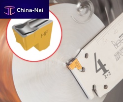Grooving cutting insert TANG-GRIPcarbidefor steel