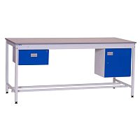 Beech workbench 98-80057for workshopswith drawerwith cabinet