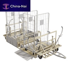 Flatbed trailer 1234743-axlefor industrial materials