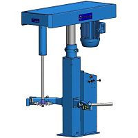 Turbine mixer DTM batchfor liquidsvertical
