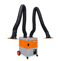 Mobile fume extractor ProfiMasterweldingwith multiple extraction armsautomatic