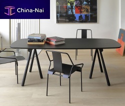 Contemporary table ALTAYashwood veneerash base