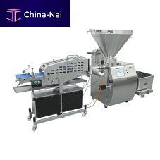 Portioning ground meat production line DMFB92 LINfillingcuttingfor control