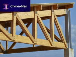 Solid wooden truss LAMWOODframingcommercial