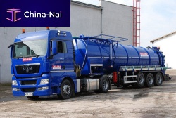 5-axle trailer NA30towedfor waste