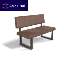 Contemporary bench KONSTANZsteelpainted steelfabric