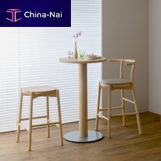 Contemporary high bar table KOTAN ashlinoleummetal base