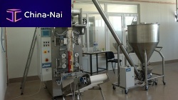 Vertical bagging machine VFFSPLC-controlledservo-driven