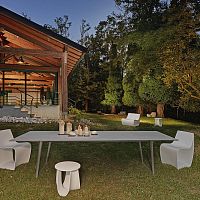Contemporary table AXY Fenix NTM®woodenceramic