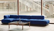 Modular sofa QUILTONcontemporaryfabricleather