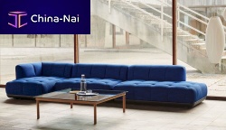 Modular sofa QUILTONcontemporaryfabricleather