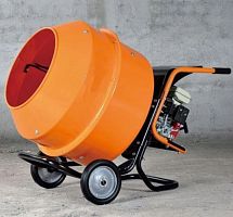 Hydraulic concrete mixer trailercompact