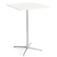 Contemporary high bar table FREDMDFpainted aluminum basesquare