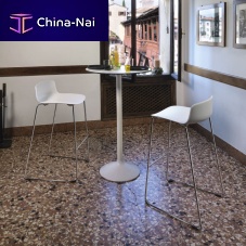 Contemporary bar chair VESPERindoormetalpolypropylene