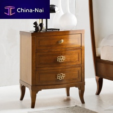 Traditional bedside table LUNAlacquered woodsolid woodsolid wood base