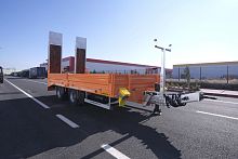 Air-suspension trailer SCR2tandemtowedfor vehicles
