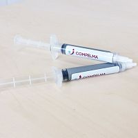 Thermal conductor paste siliconefor electrical components