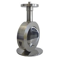 Disc valve KGGelectricflange2-piece
