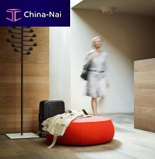 Contemporary ottoman PIXfabricleatheroval