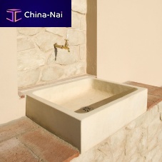Countertop washbasin PIC6051concreteoutdoor1-hole