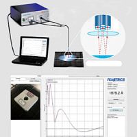 Stationary thickness measuring machine filmdigital display