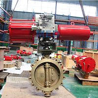 Butterfly valve pneumaticfor waterfor chemical products