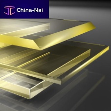 Radiation shielding glass