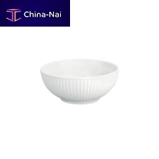 Porcelain salad bowl PLISS