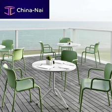 Contemporary table TAmetalroundsquare