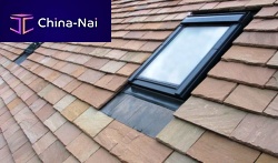 Plain roof tile flatstoneembossed