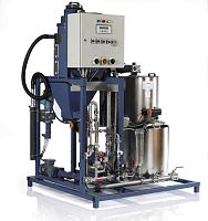 Liquid polyelectrolyte mixer-dispenser PolyRexscrew