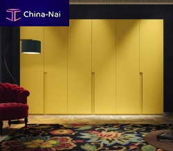 Modular wardrobe HALF 200contemporarylacquered woodwith swing doors