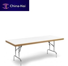 Contemporary dining table 131particle boardmelaminechrome steel base