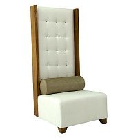 Contemporary fireside chair ALICE : C.EC46fabricwoodenhigh-back