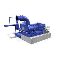 Air compressor unit VMYscrewfor refrigeration technologywith oil injection